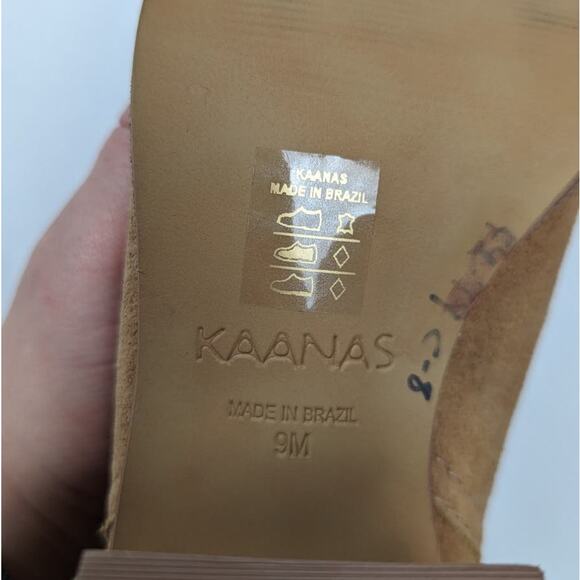 Kaanas Tan Ankle Boots - Picture 3 of 7
